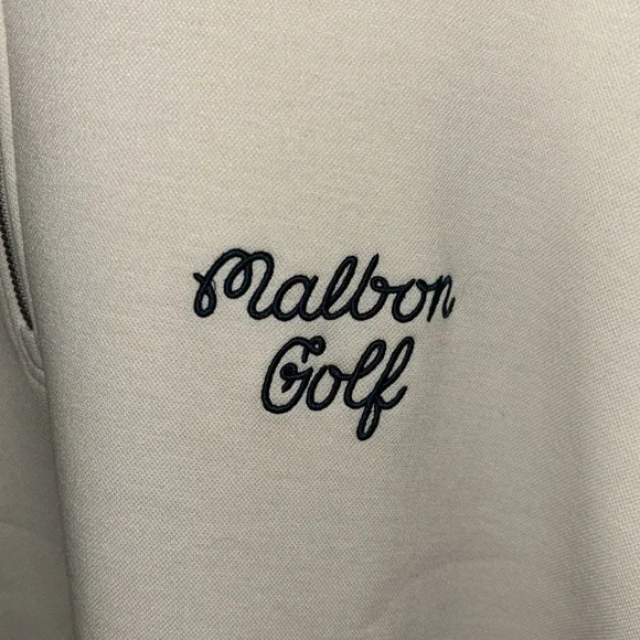Malbon Golf Reserve Collection Aeri-Doubleface 1/2 Zip in XL 